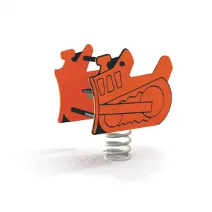 Bulldozer Federwippe