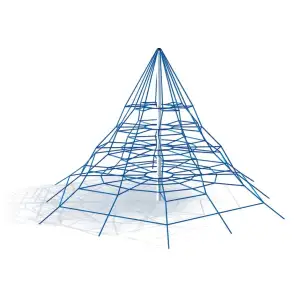 Spinnennetz Kletternetz - Blau | Kinder ab 5 Jahren