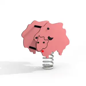 Schaf Federwippe - Rosa | Kinder ab 1 Jahr