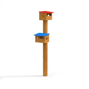 Vogelhäuschen für Spielplatz | Kinder +1