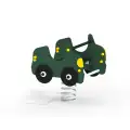 Doppelte Auto Federwippe - GRÜN | Kinder ab 1 Jahr
