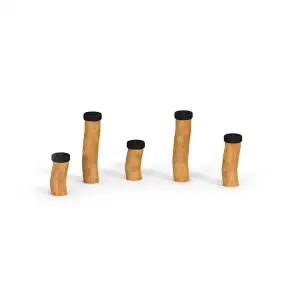 Hopp hopp (5 St.) - Hindernisparcours für Kinderspielplatz aus Holz