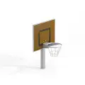 Basketballkorb zum Spielfeld und Spielplatz